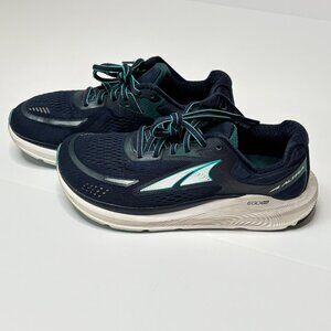 Altra Womens Paradigm 6 Road Running Shoe Size 7.5 Navy Blue Ego Max GuideRail